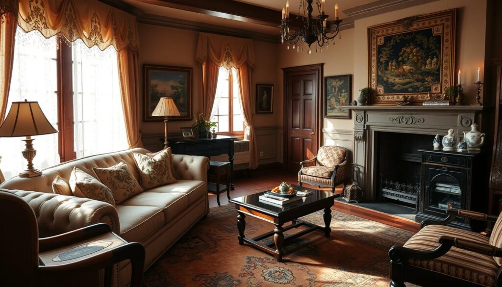 colonial interior decor