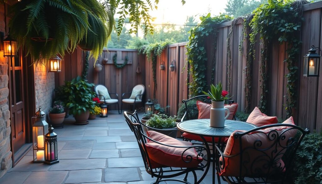 cozy patio