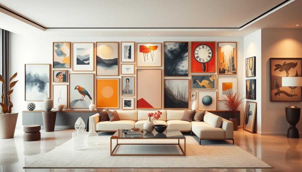 customizing interior spaces with artwork