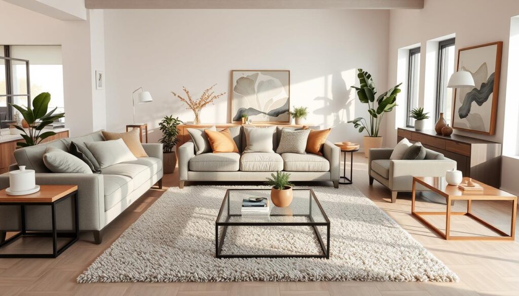 modern home interior colors with neutral palette and varied textures
