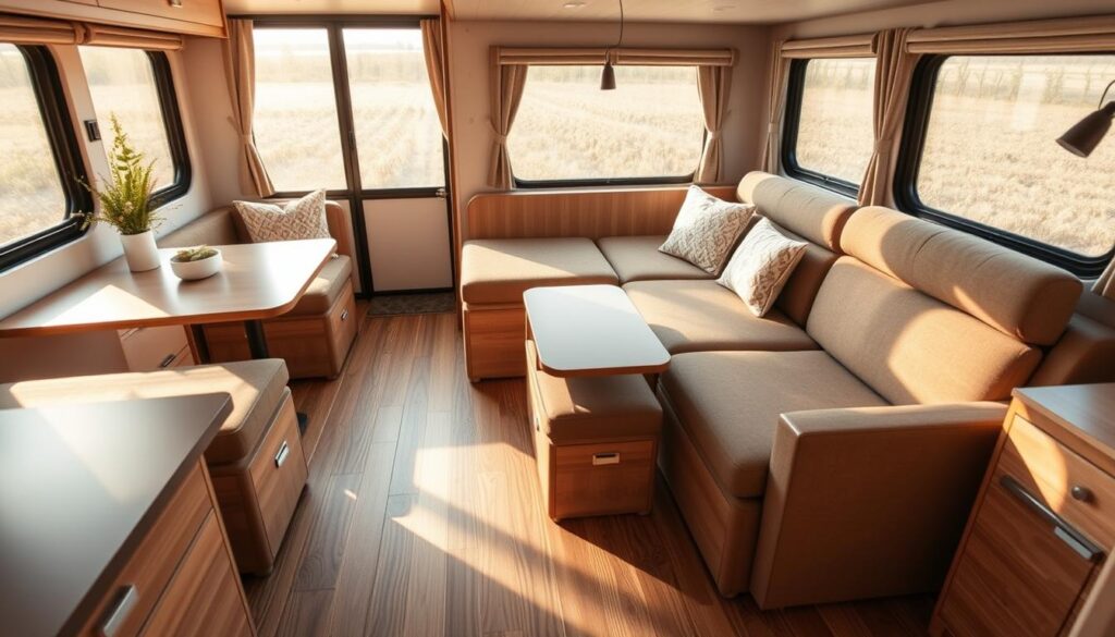 space-saving furniture for trailers