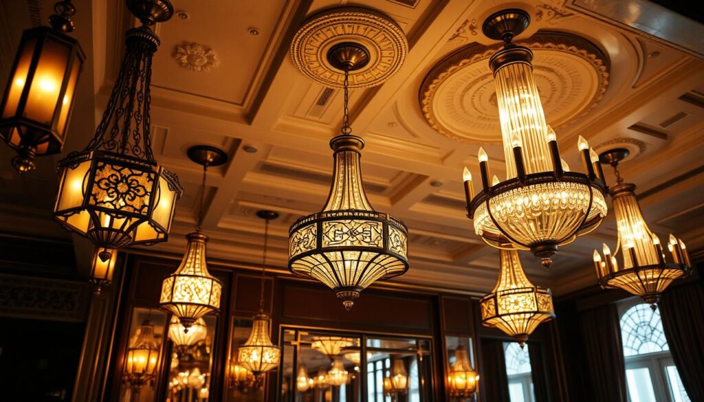 art deco lighting fixtures