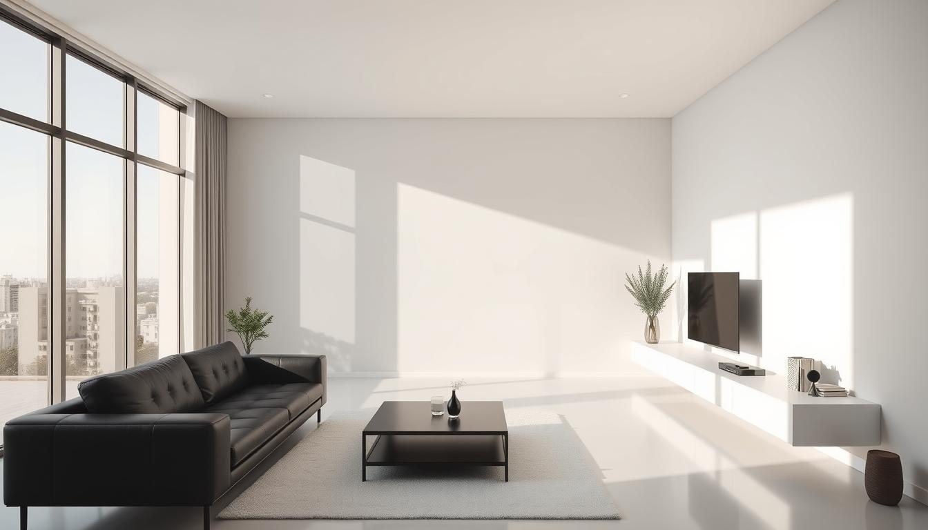black and white home interior design