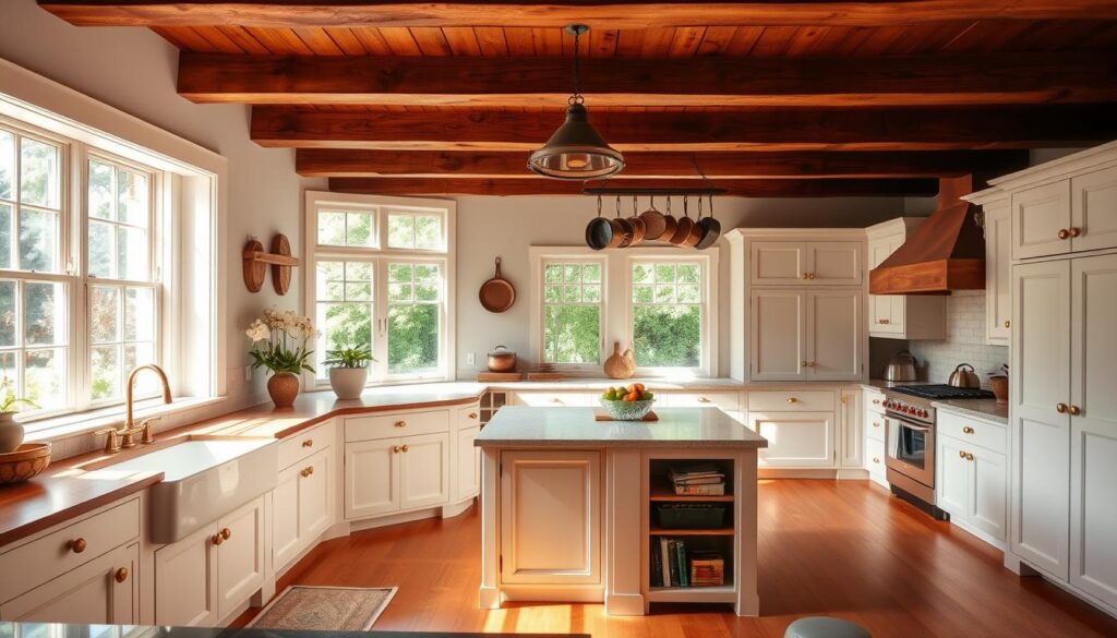 colonial style kitchen design