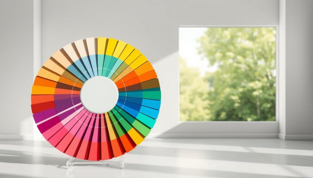 color wheel for interior paint colors
