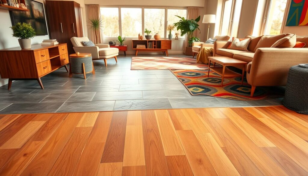 mid century modern flooring options