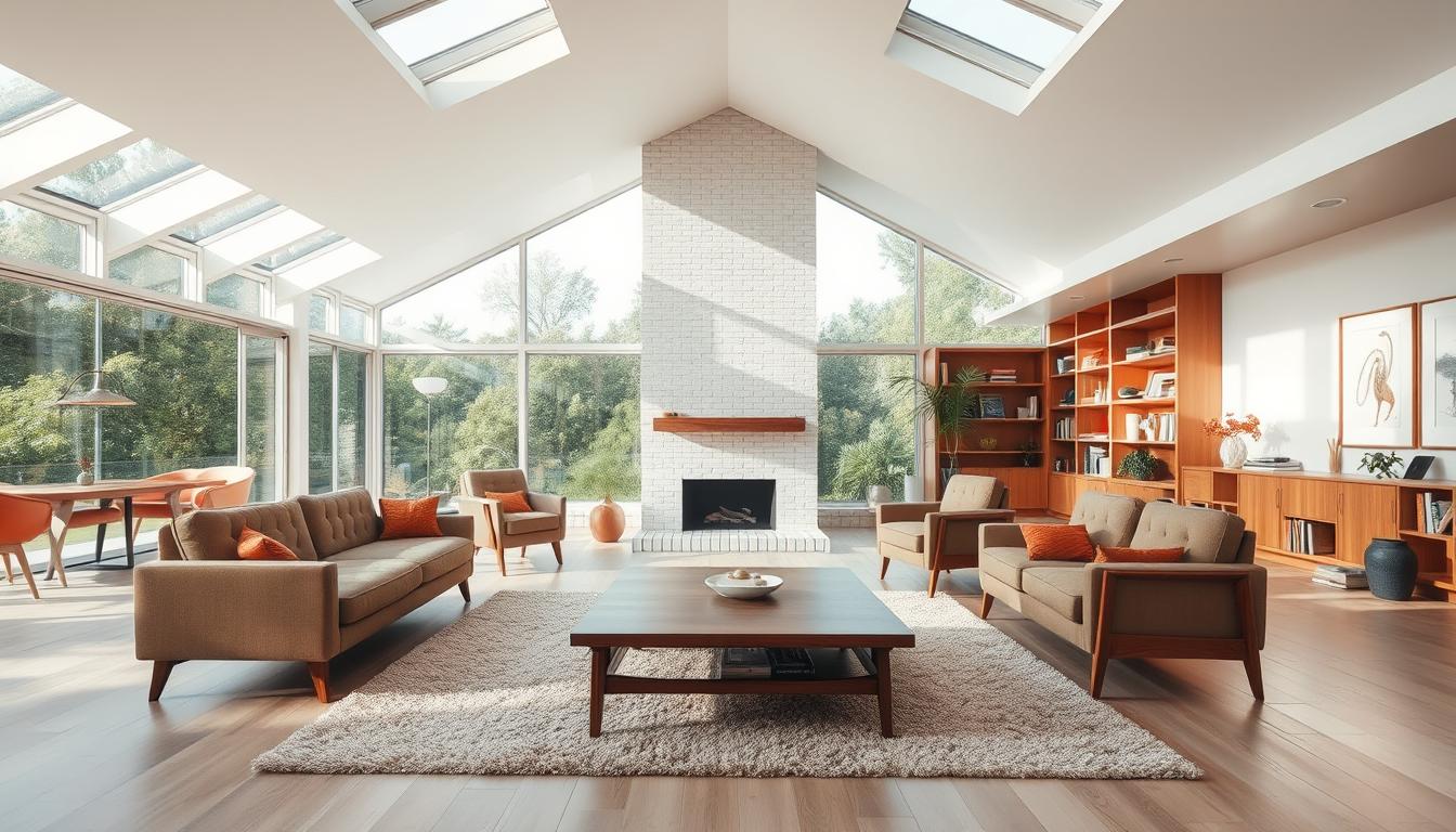 mid century modern homes interior