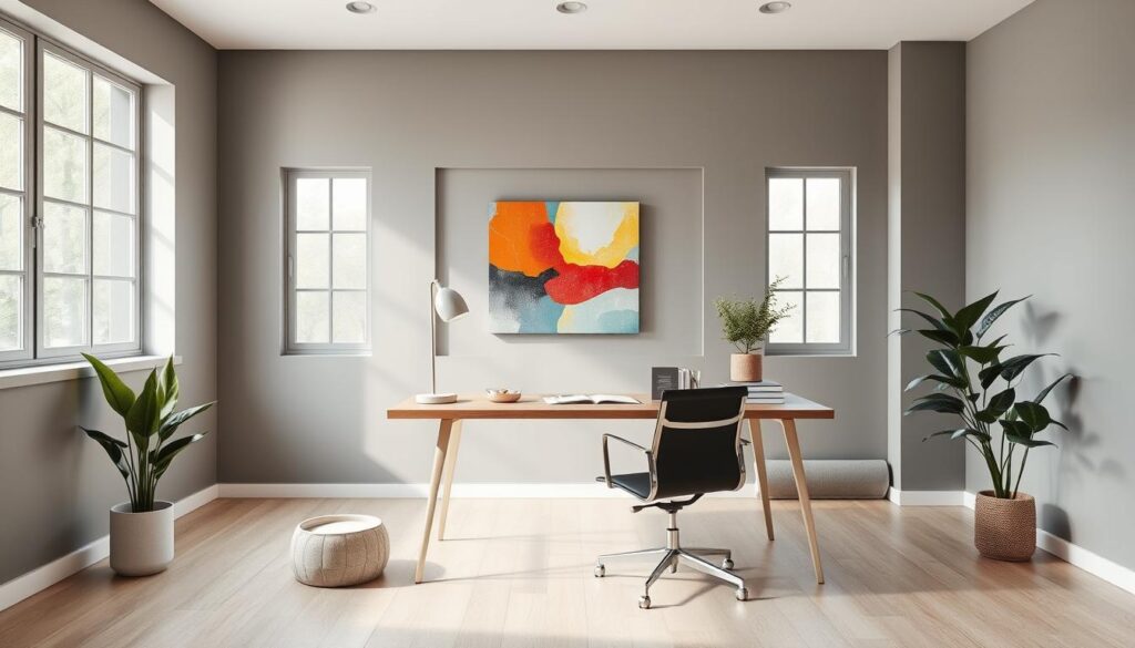 modern home office design color palette