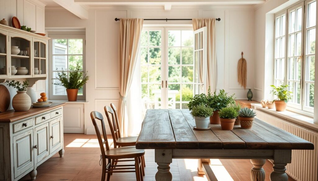 natural light in French country decor