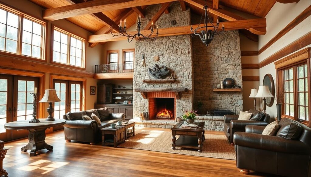 rustic home interior