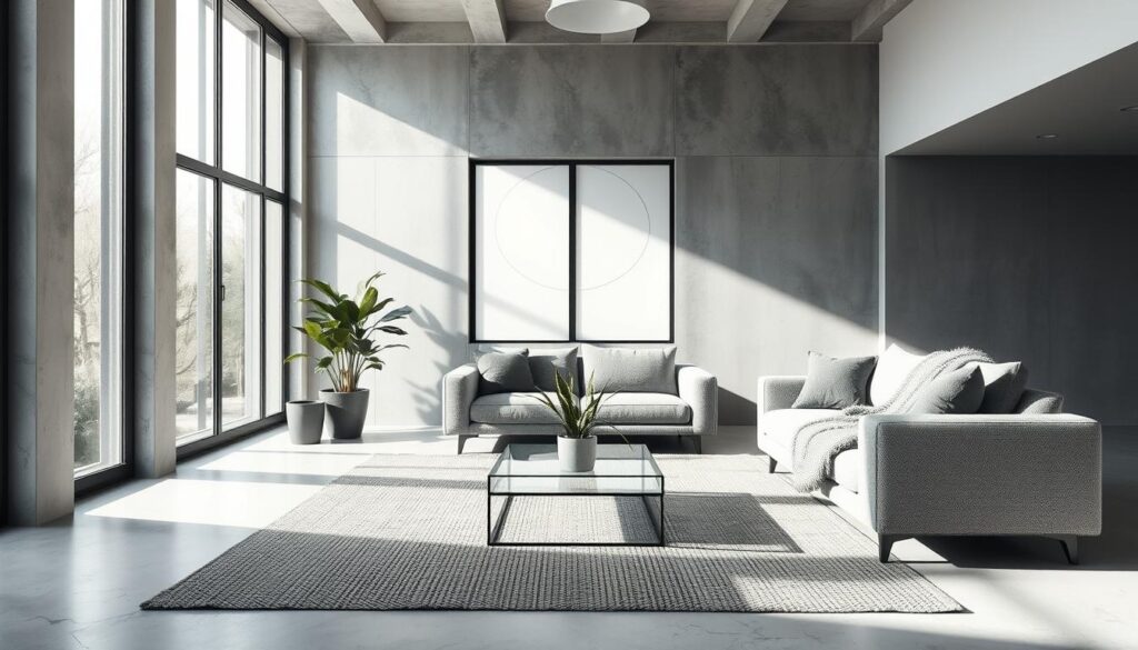 sleek interiors with minimalist furniture