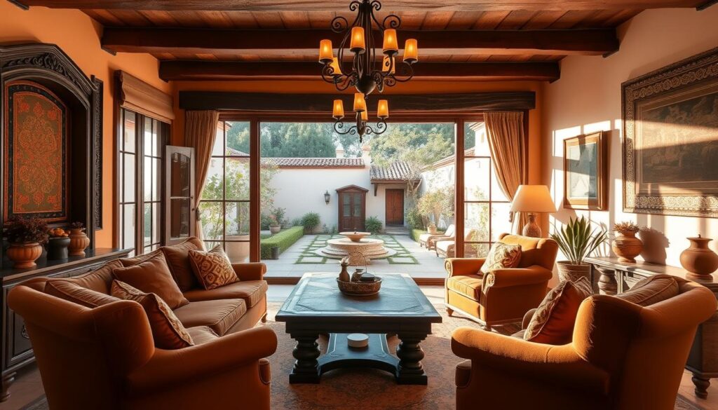 spanish villa interior furniture