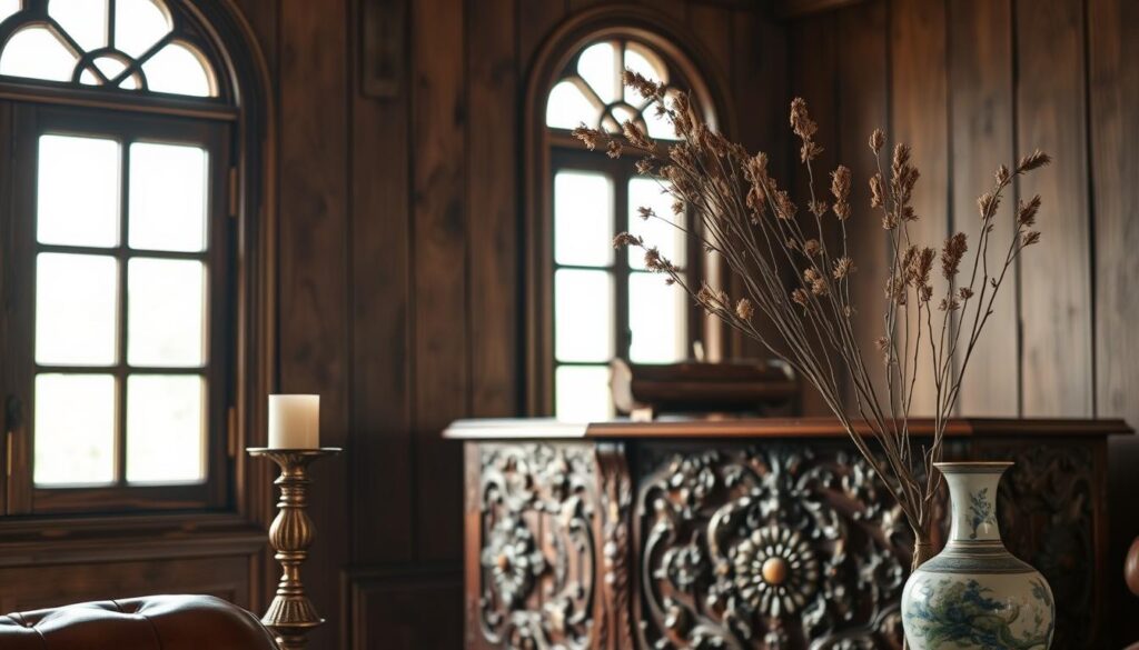 vintage colonial design elements