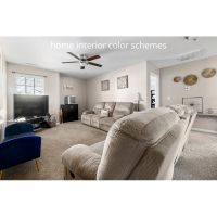 modern living room with home interior color schemes